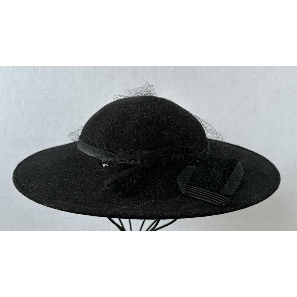 VTG Ernie Doeskin Wool Hat Special Occasion 1950's O/S Women's